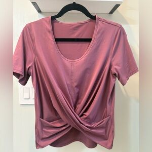 Lululemon Do The Daily short sleeve in Plumful